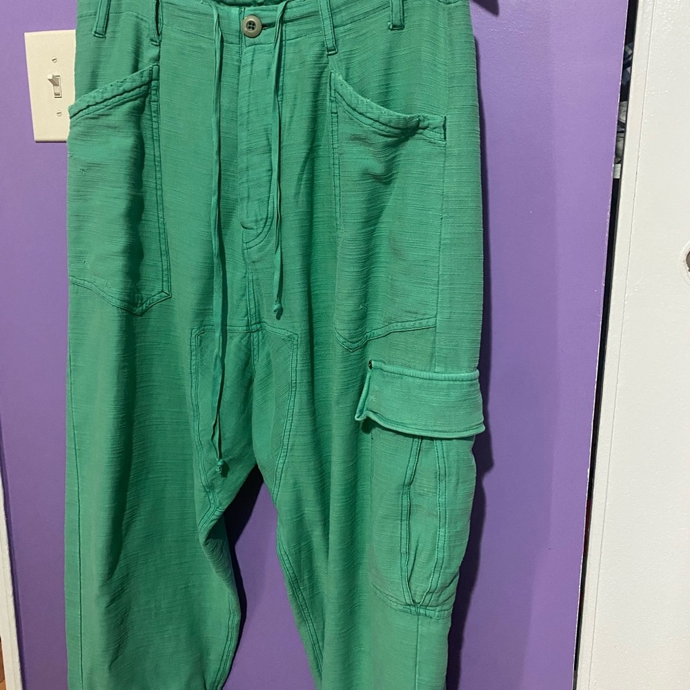 Free People Green bay to breakers Pants, used in very good condition